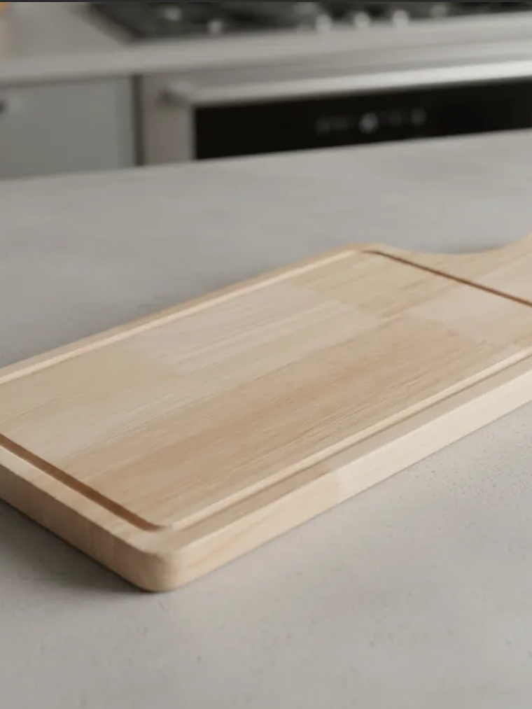 Tabla De Madera Para Picar O Picoteo Rectangular 34x14cm  4