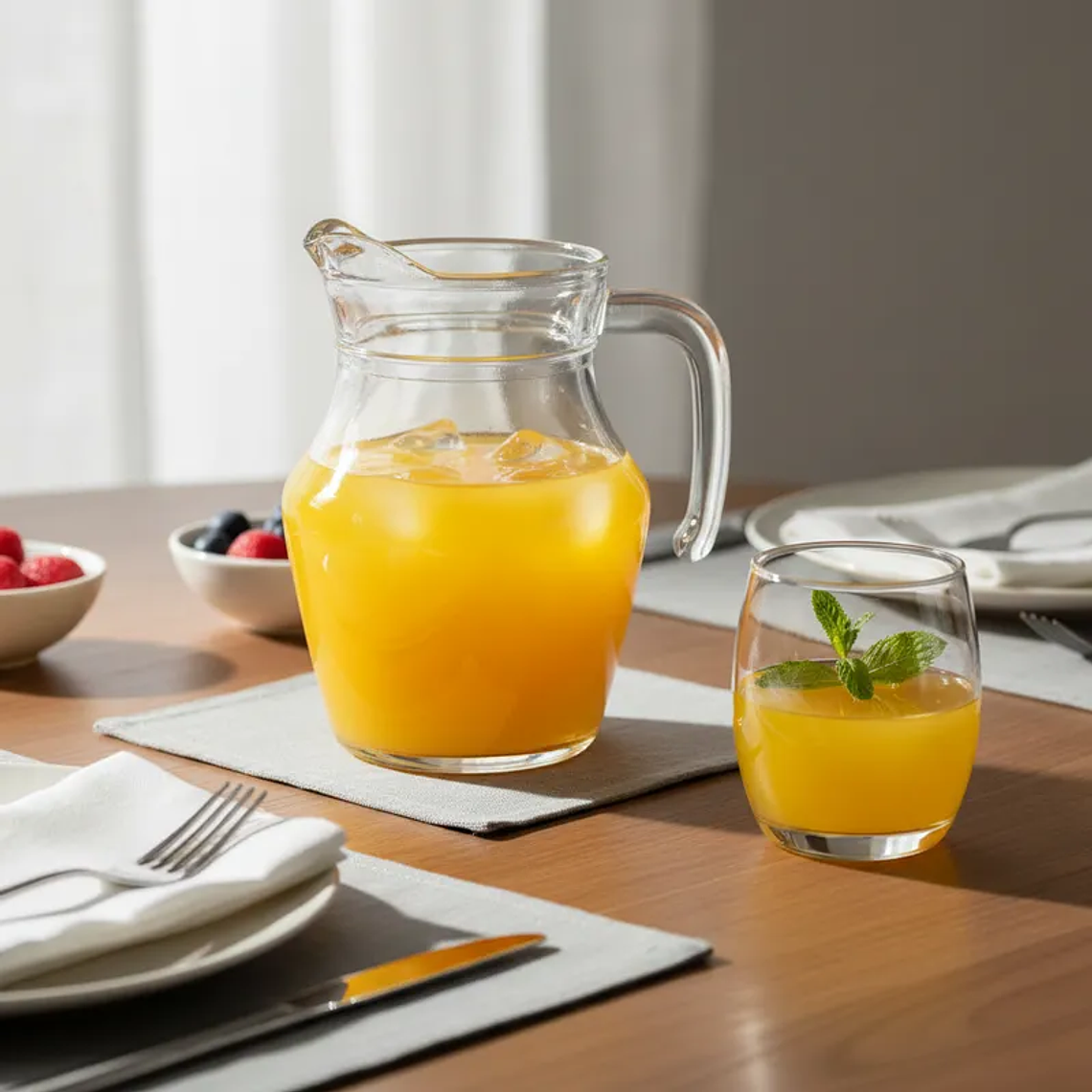 Jarro De Vidrio Para Jugo 0.5L 4