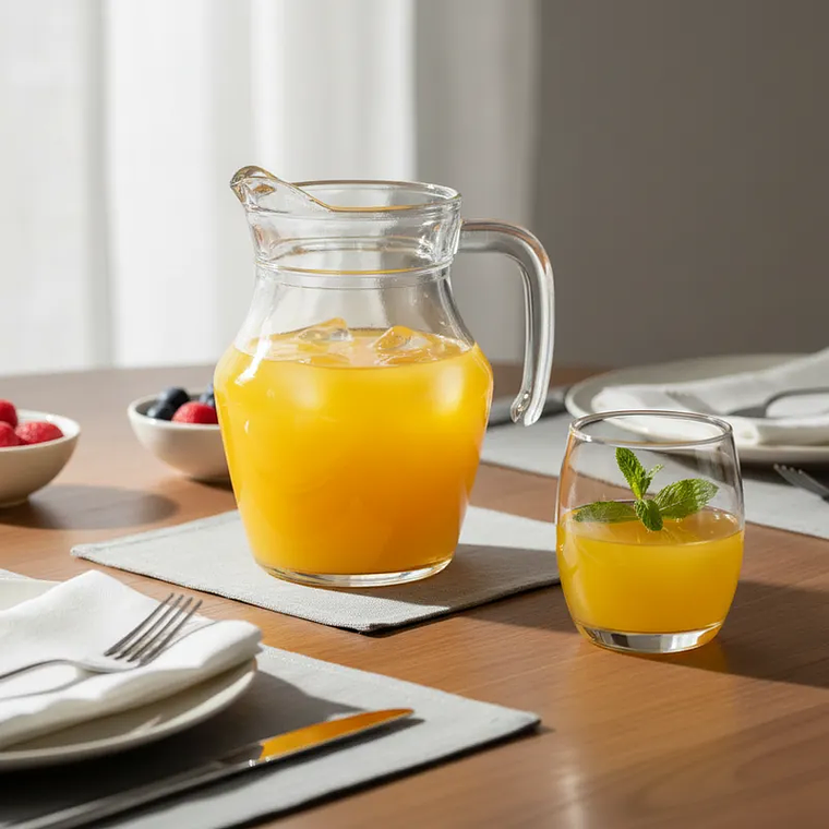 Jarro De Vidrio Para Jugo 0.5L 4