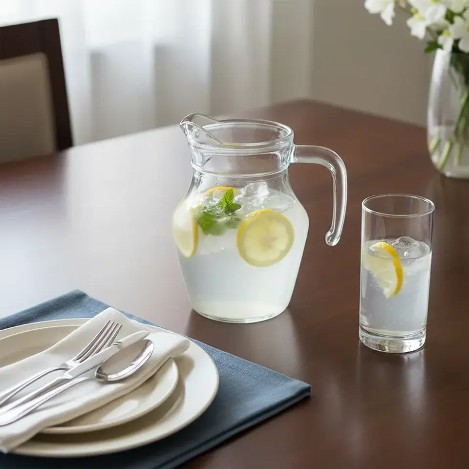 Jarro De Vidrio Para Jugo 0.5L 5