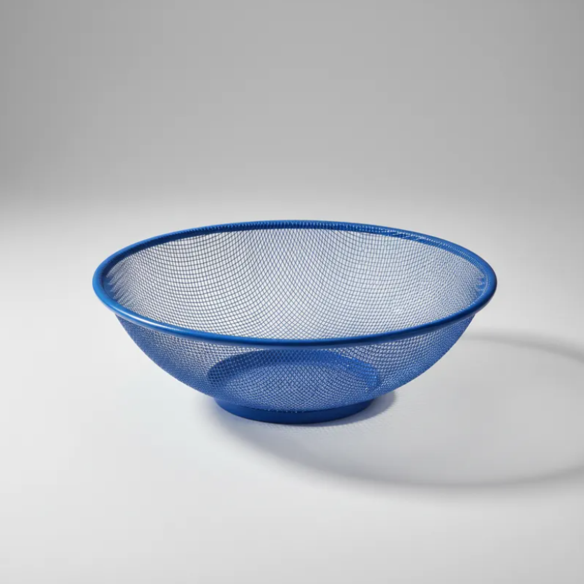 Frutero Canasto Metálico De Malla Redondo 2