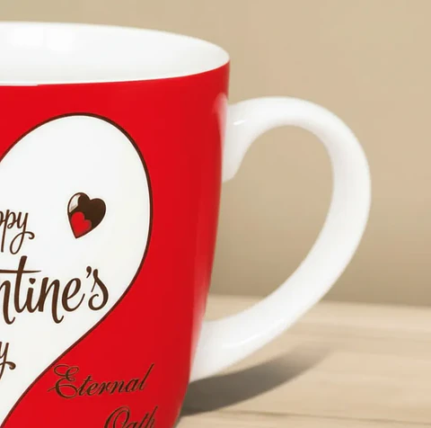 Taza Con Cuchara Día De Los Enamorados San Valentín