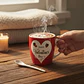 Taza Con Cuchara Día De Los Enamorados San Valentín - Miniatura 3