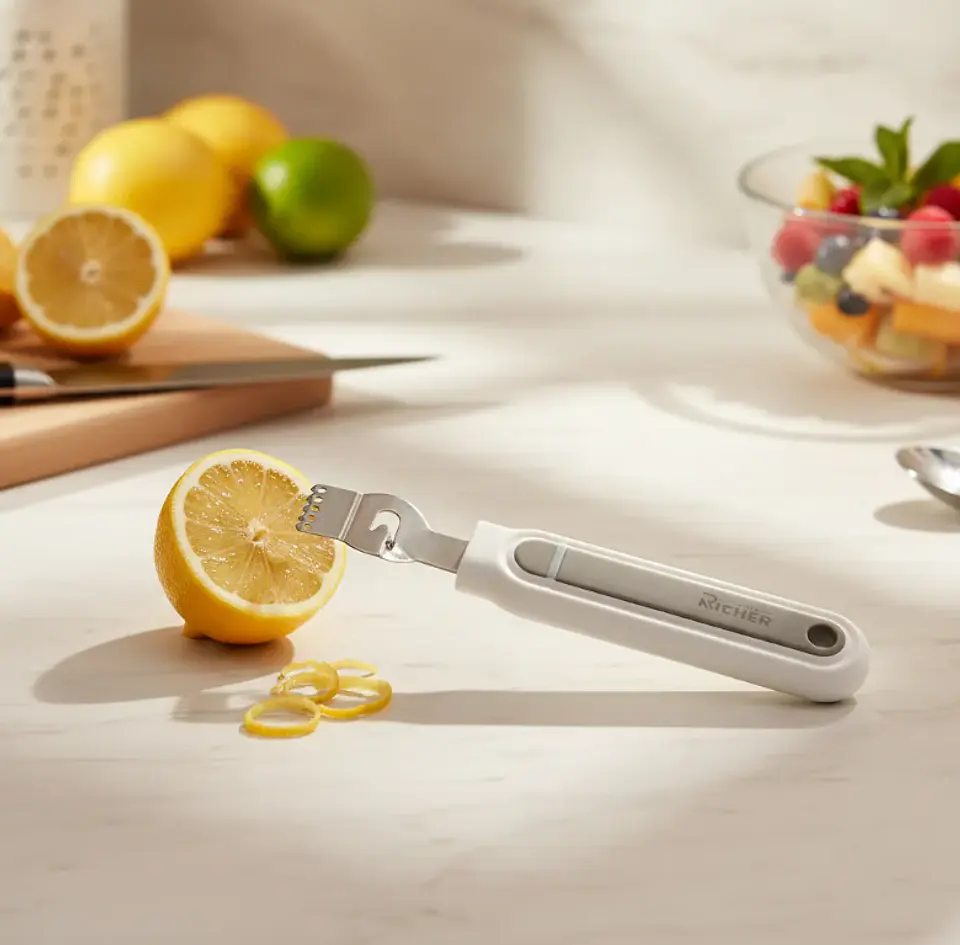Rallador Zester Acocador De Cítricos Acero Inoxidable 4