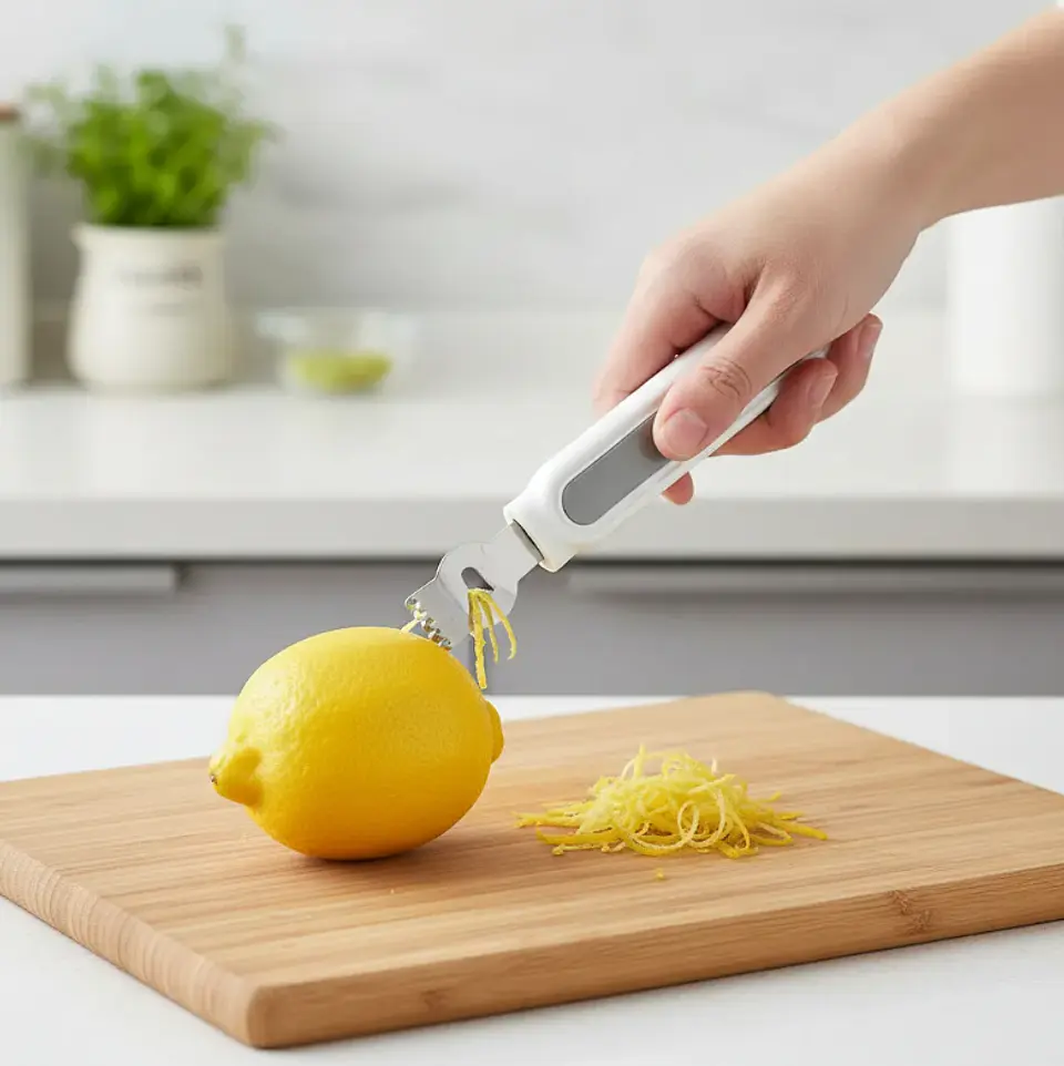 Rallador Zester Acocador De Cítricos Acero Inoxidable 5