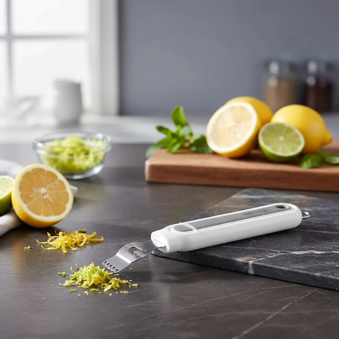 Rallador Zester Acocador De Cítricos Acero Inoxidable 1