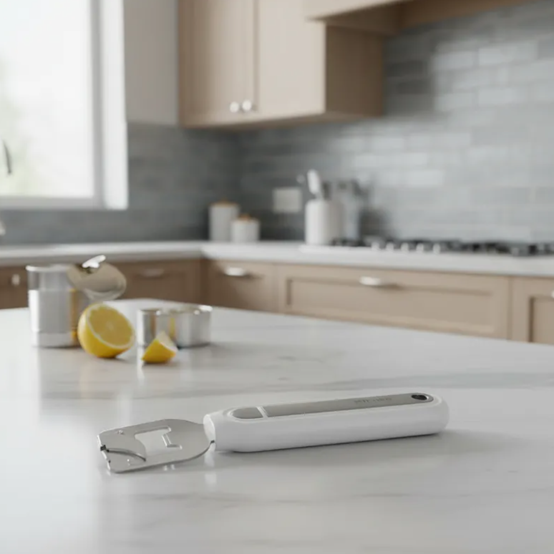 Abrelatas manual Richer con destapador de cocina 1
