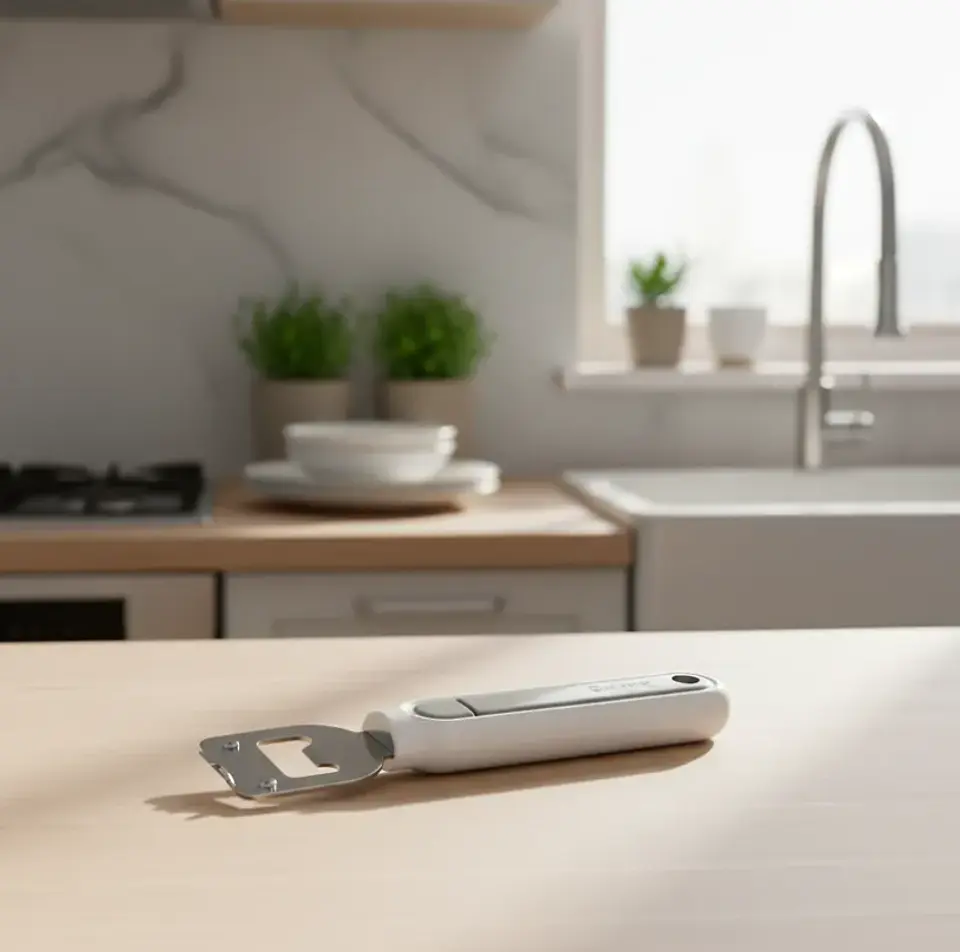 Abrelatas manual Richer con destapador de cocina 3
