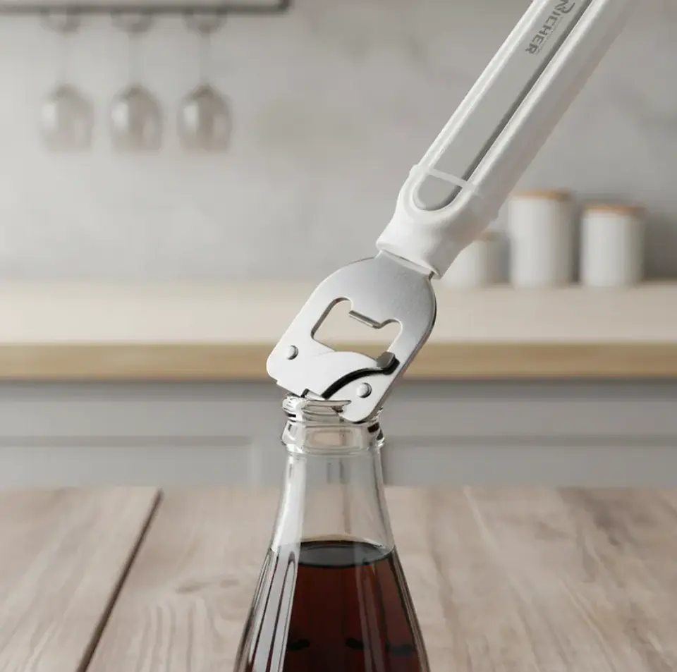 Abrelatas manual Richer con destapador de cocina 5