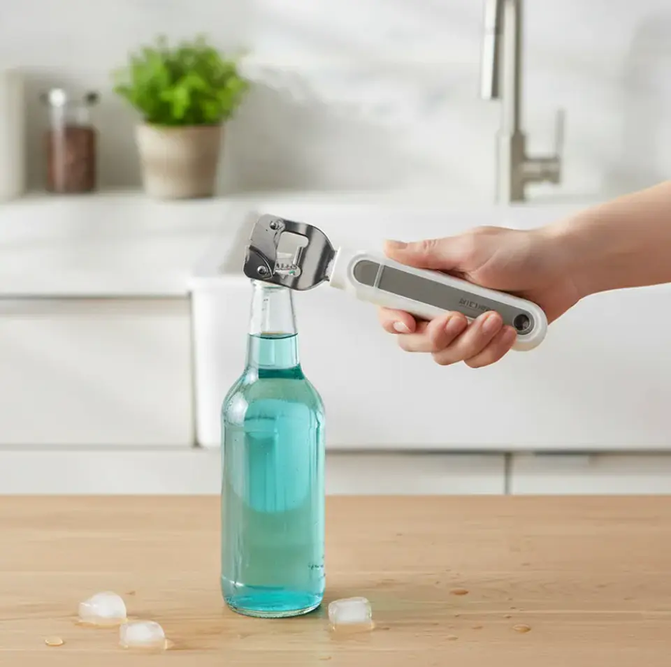 Abrelatas manual Richer con destapador de cocina 6