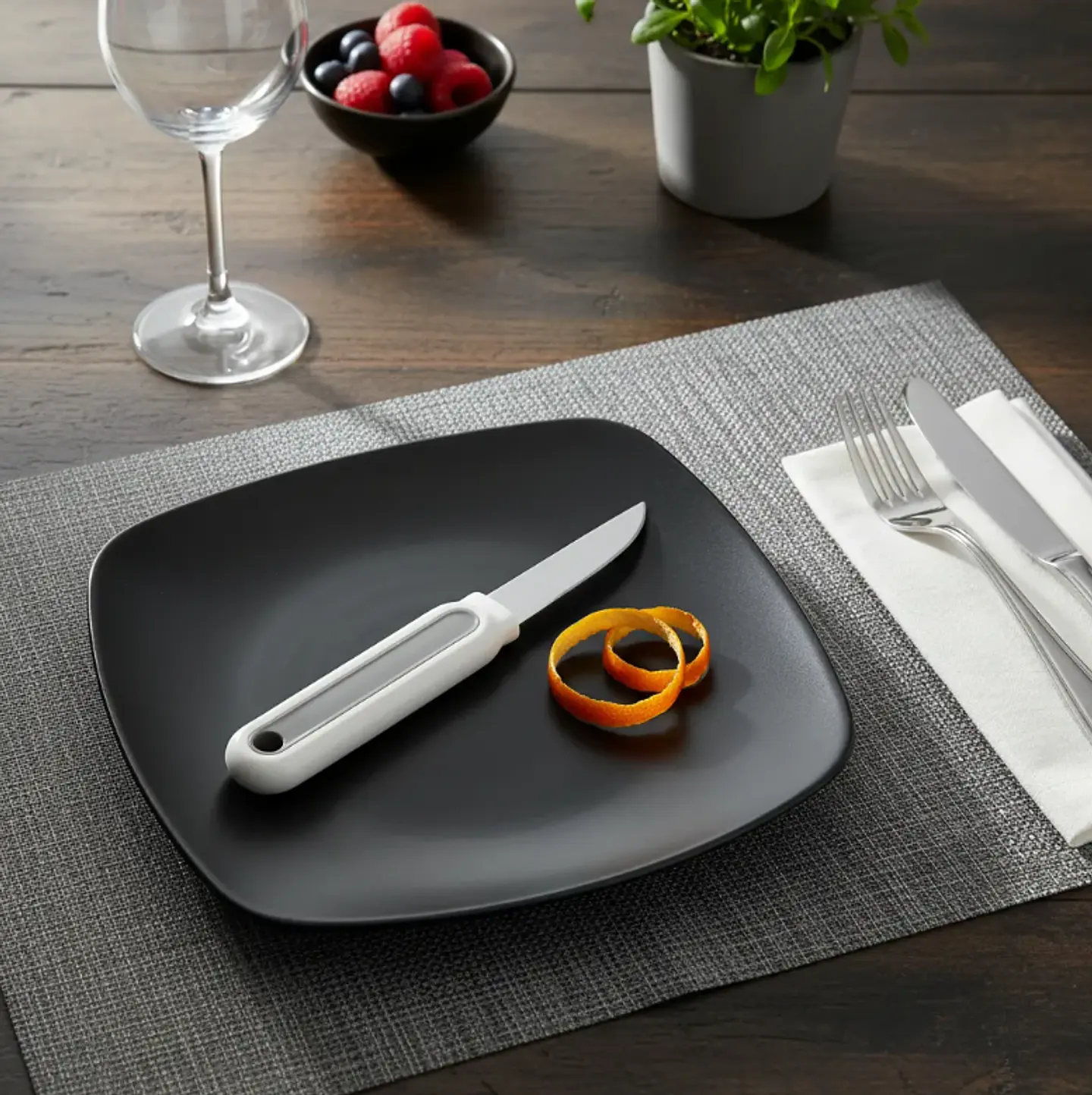 Cuchillo Pelador De Frutas Y Verduras Acero Inoxidable 21.5cm 3
