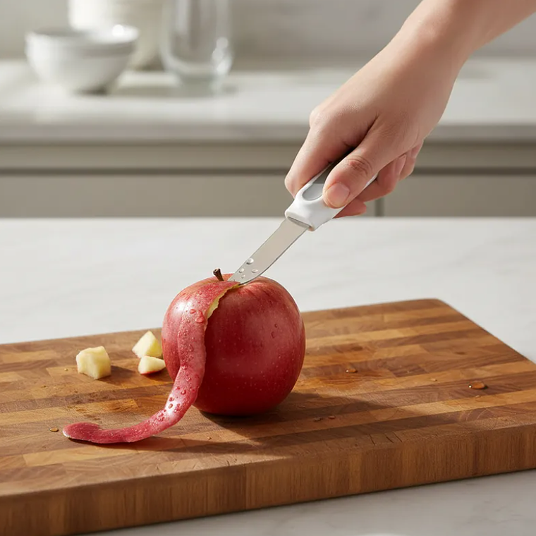 Cuchillo Pelador De Frutas Y Verduras Acero Inoxidable 21.5cm 5