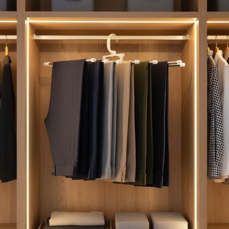 Colgador Múltiple Para Pantalones 5 En 1 Ahorra Espacio 4