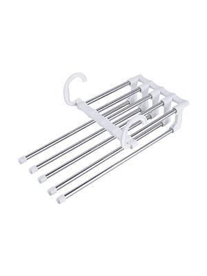 Colgador Múltiple Para Pantalones 5 En 1 Ahorra Espacio