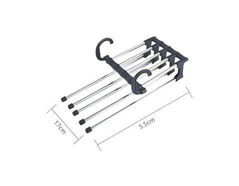 Colgador De Pantalones Múltiple 5 En 1 Organizador De Clóset