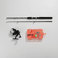 Kit De Pesca  Caña 1.35m Con Carrete Y Accesorios - Miniatura 4