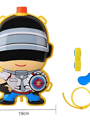 Mochila Pistola De Agua Diseño Soldado.