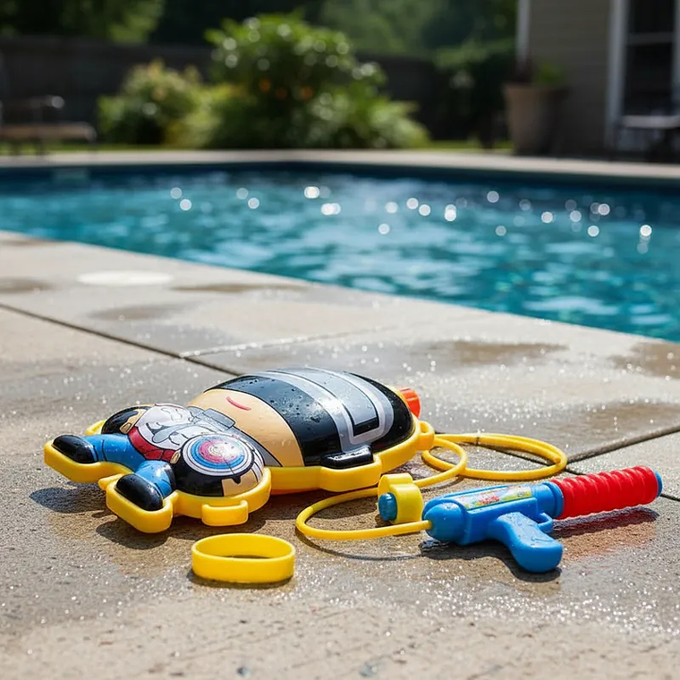 Mochila Pistola De Agua Diseño Soldado. 3