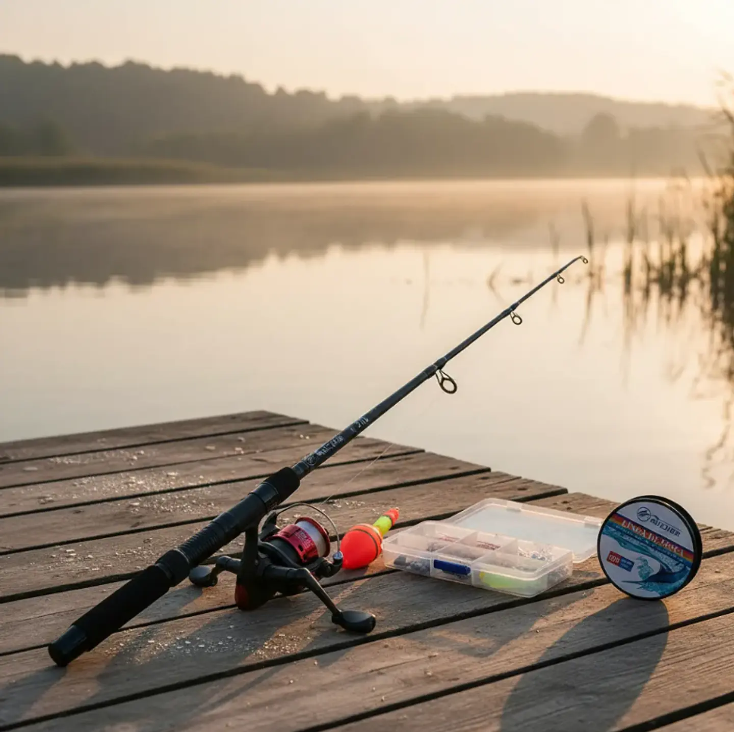 Kit De Pesca Caña Telescópica 2.1m Con Carrete Y Accesorios 3