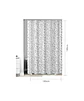 Cortina De Baño peva Poliéster Diseño Terrazo 180x180cm - Miniatura 3