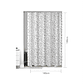 Cortina De Baño peva Poliéster Diseño Terrazo 180x180cm - Miniatura 3