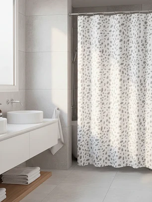 Cortina De Baño peva Poliéster Diseño Terrazo 180x180cm