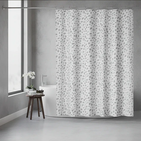 Cortina De Baño peva Poliéster Diseño Terrazo 180x180cm