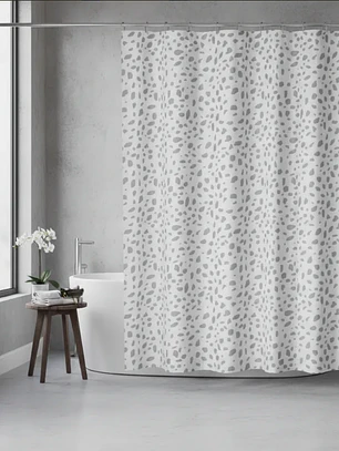 Cortina De Baño peva Poliéster Diseño Terrazo 180x180cm