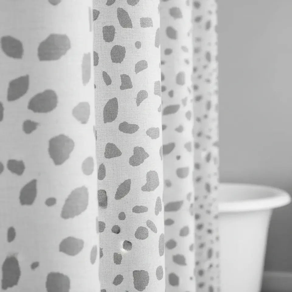 Cortina De Baño peva Poliéster Diseño Terrazo 180x180cm 4