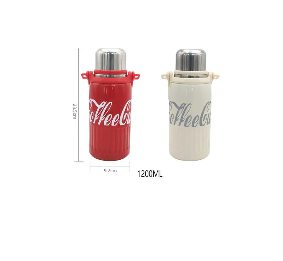 Termo Bala 1.2 Litros Acero Inoxidable Bebidas Frío Caliente 3