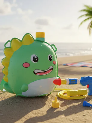 Mochila Pistola De Agua De Dinosaurio Para Niños.