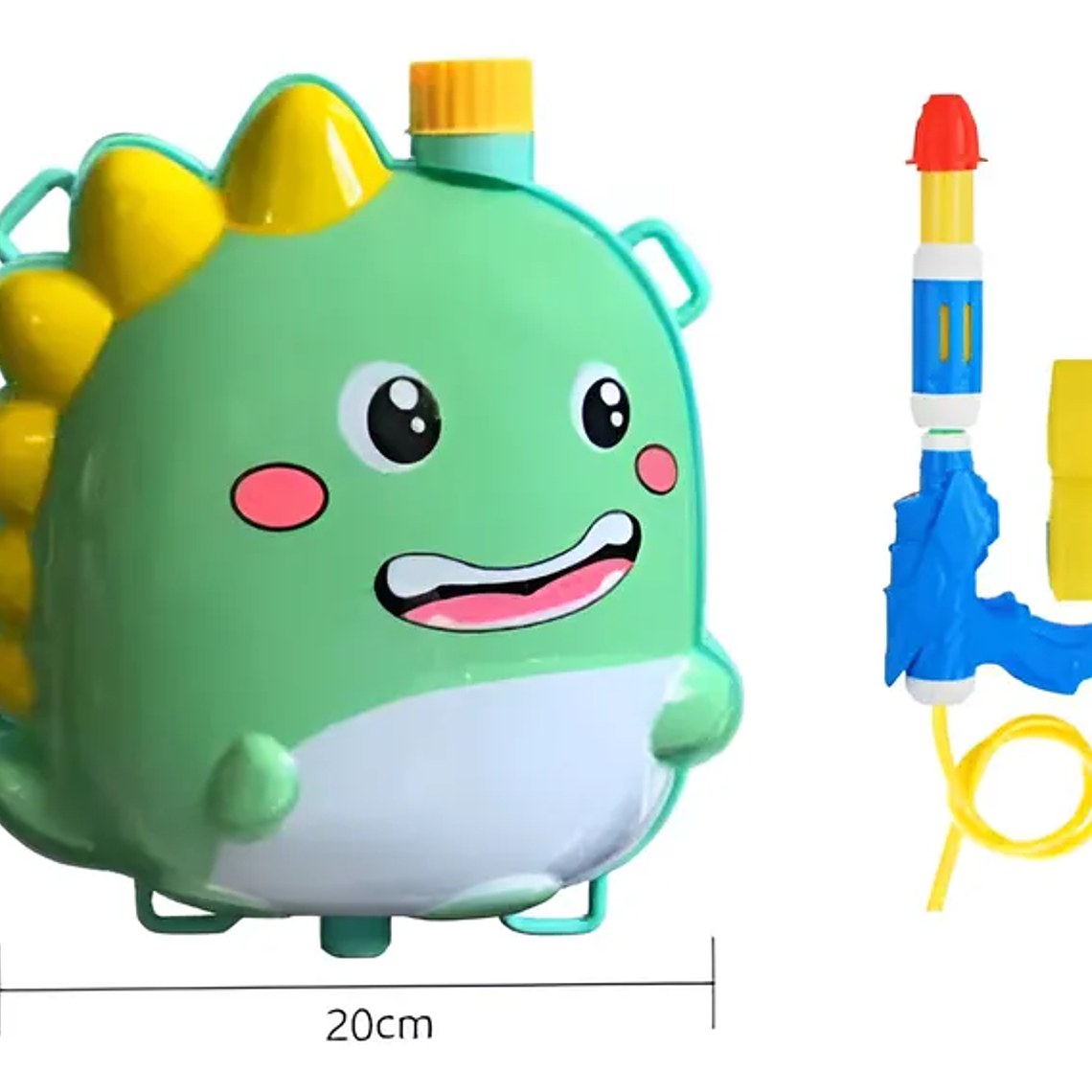 Mochila Pistola De Agua De Dinosaurio Para Niños. 4