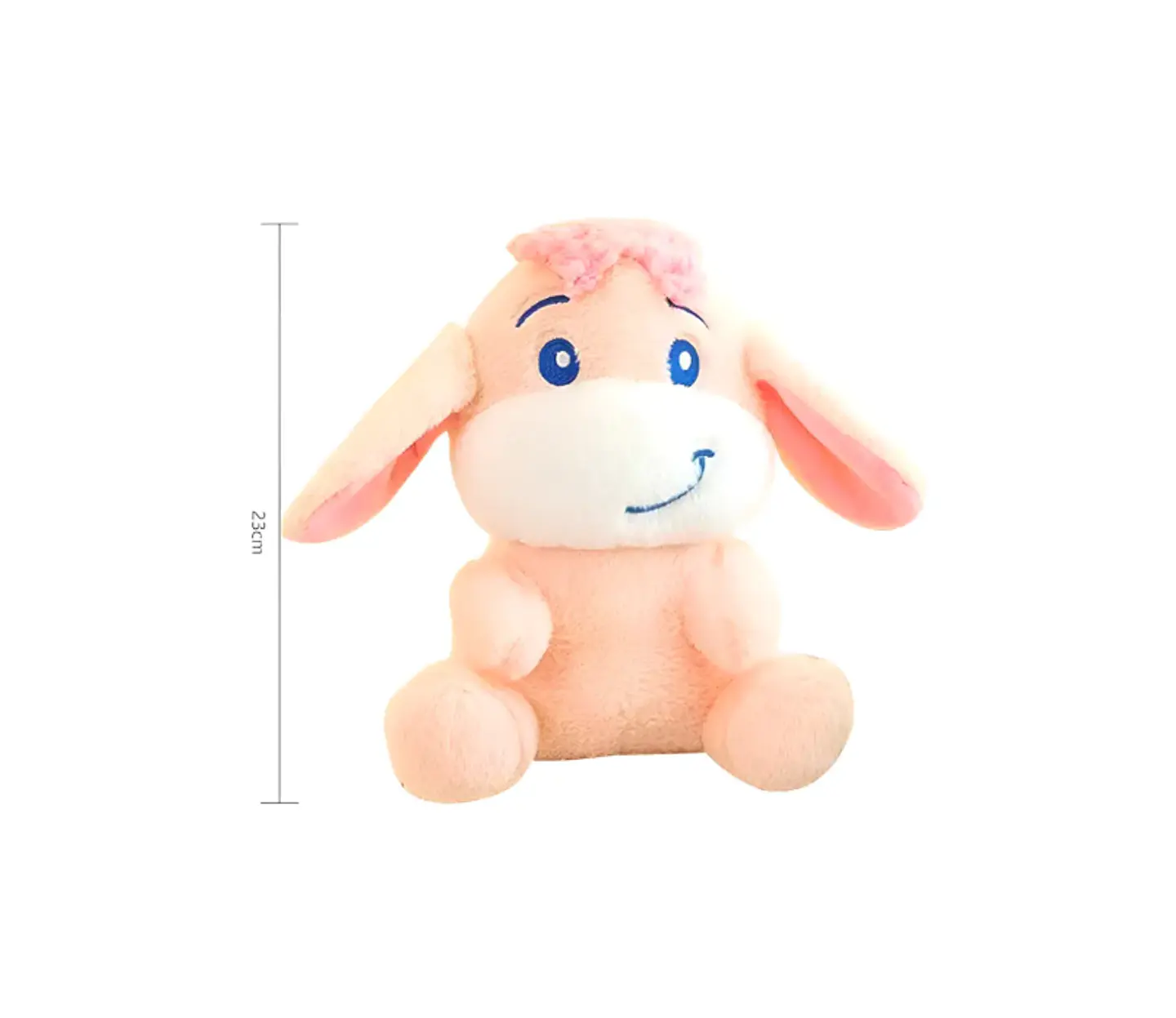 Peluche Burrito De Apego Suave Varios Colores 23 Cm Niños 3