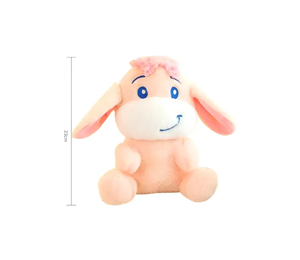Peluche Burrito De Apego Suave Varios Colores 23 Cm Niños 3