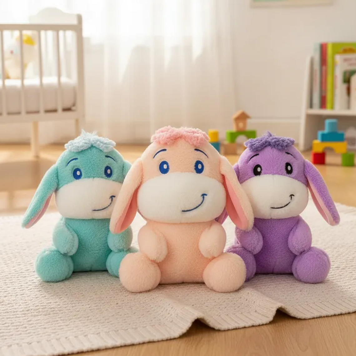 Peluche Burrito De Apego Suave Varios Colores 23 Cm Niños 7