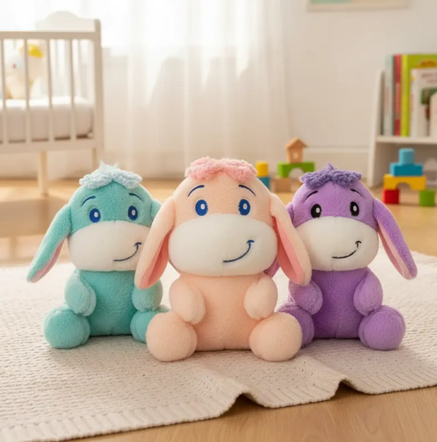 Peluche Burrito De Apego Suave Varios Colores 23 Cm Niños 7