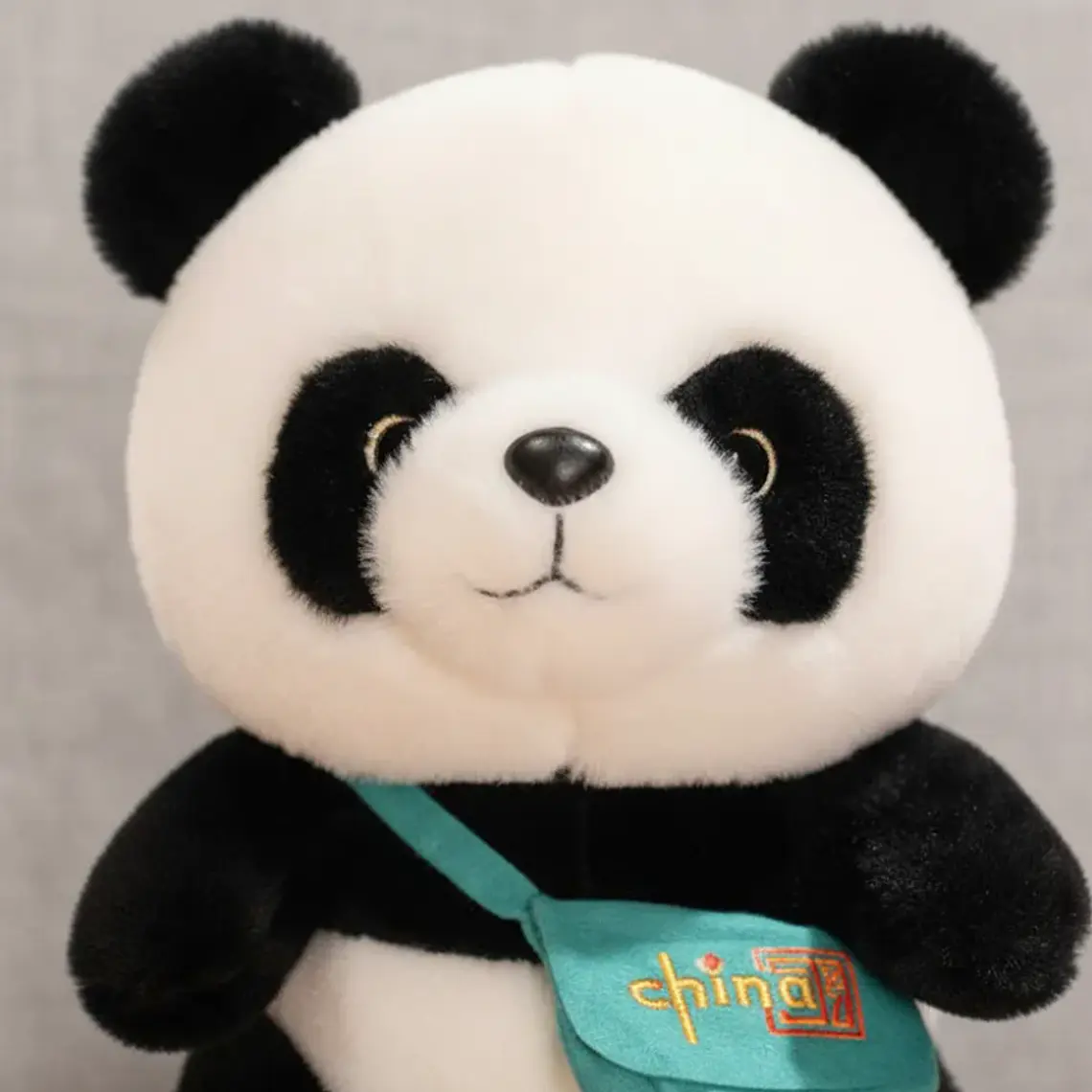 Peluche Oso Panda Kawaii con Bolso 23cm 4