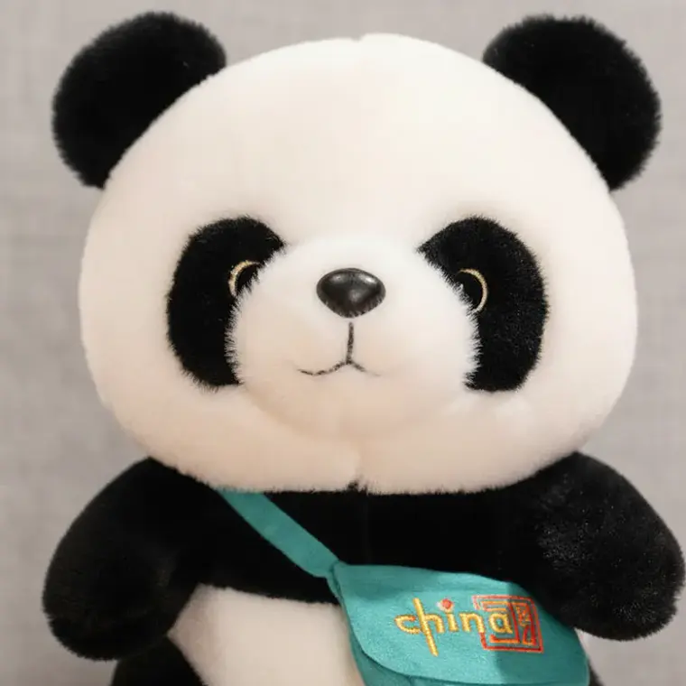 Peluche Oso Panda Kawaii con Bolso 23cm 4