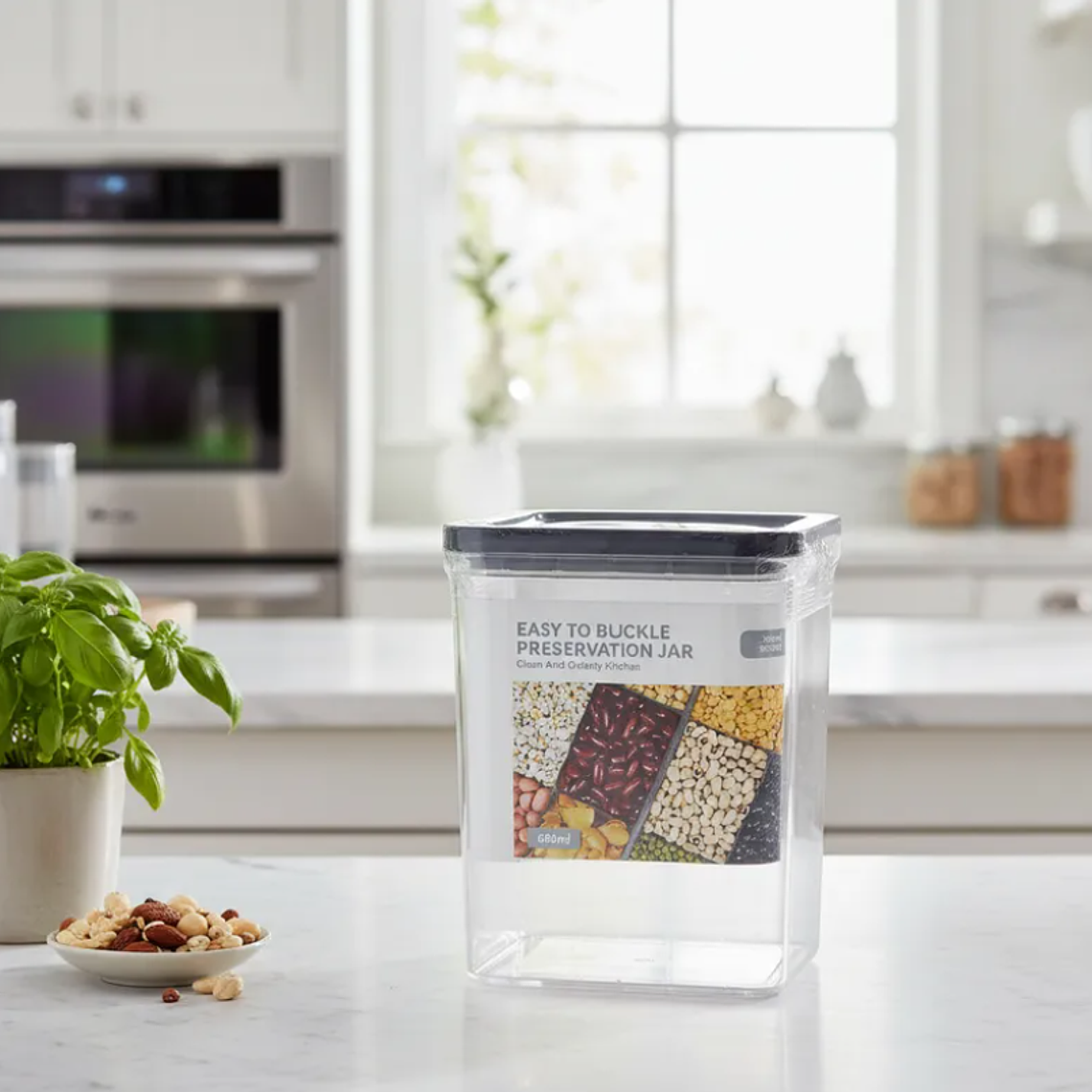 Contenedor Hermético De Alimentos Comida Con Tapa 1