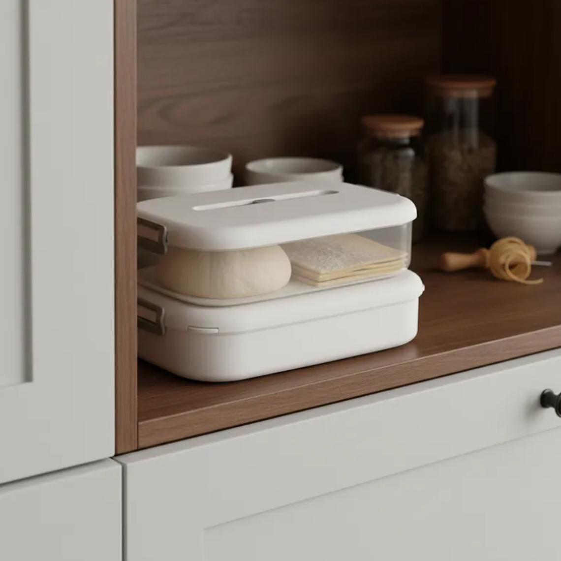 Contenedor Hermético Alimentos Organizador Refrigerador 31x22cm 4