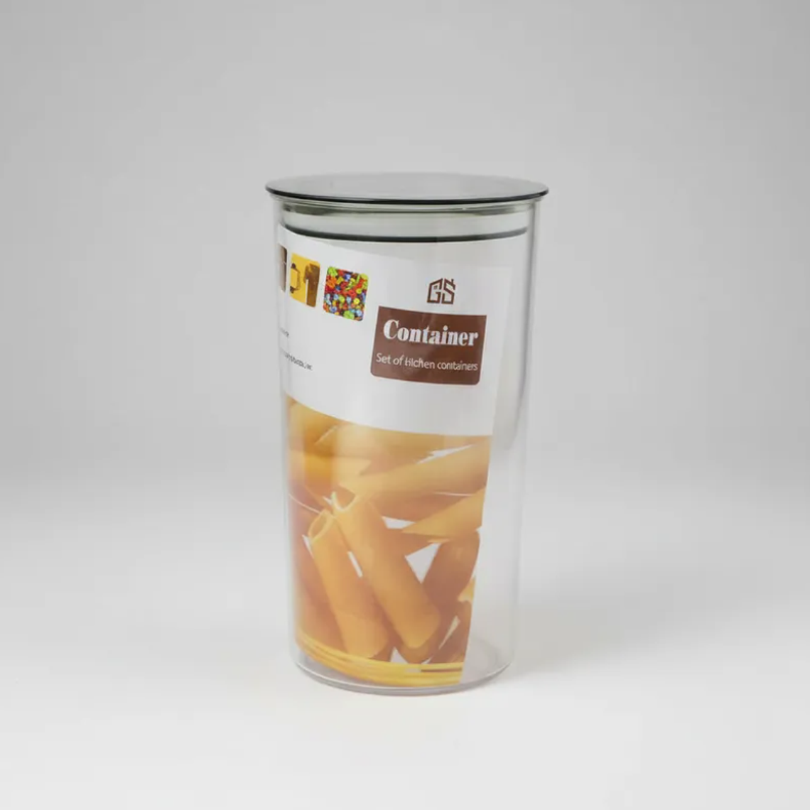 Frasco Contenedor Hermético Acrílico 1200ml Cocina Alimento 4
