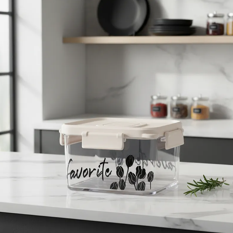 Contenedor Hermético Plástico con Tapa  6