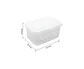 Contenedor Organizador Refrigerador Con Escurridor Y Tapa - Miniatura 6