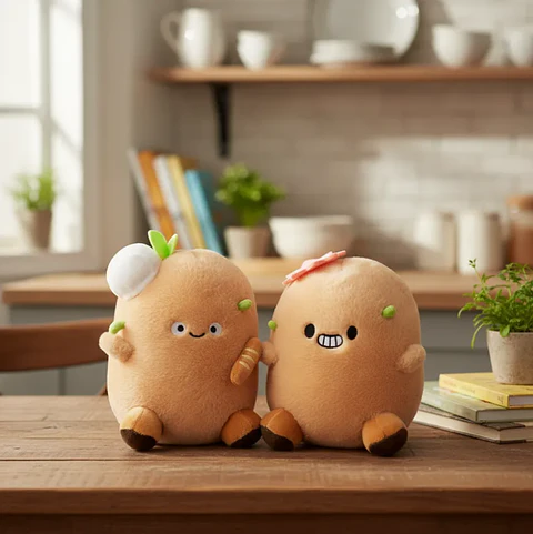 Peluche Papa Chef Kawaii con Sombrero 21cm