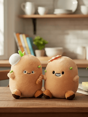 Peluche Papa Chef Kawaii con Sombrero 21cm