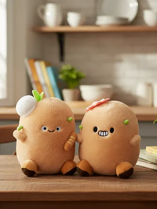 Peluche Papa Chef Kawaii con Sombrero 21cm