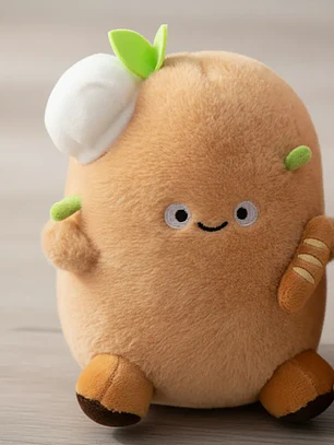 Peluche Papa Chef Kawaii con Sombrero 21cm