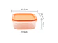 Contenedor Plástico Cuadrado 250ml con Tapa - Miniatura 3