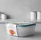 Contenedor Plástico Cuadrado 250ml con Tapa - Miniatura 4