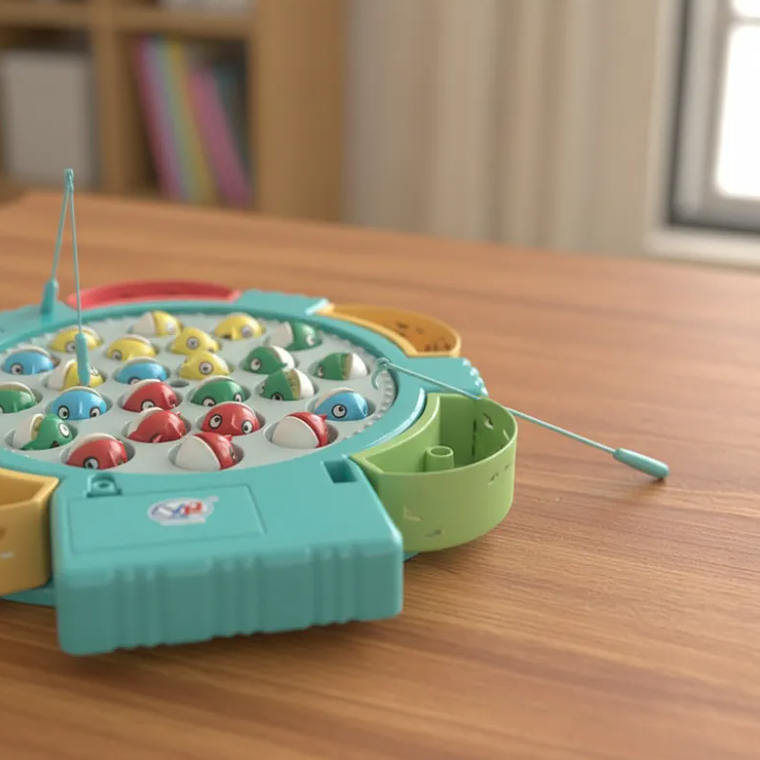 Juego De Pesca Milagrosa Musical Juguete Infantil Giratorio 3